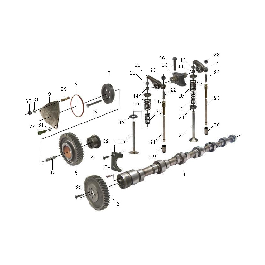 Mécanismede largage de Valve Howo