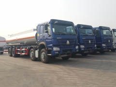 中国重汽HOWO 8X4 petroleiro pesado caminhão, caminhão-tanque combustível, 25m óleo 3 transport tanque caminhão