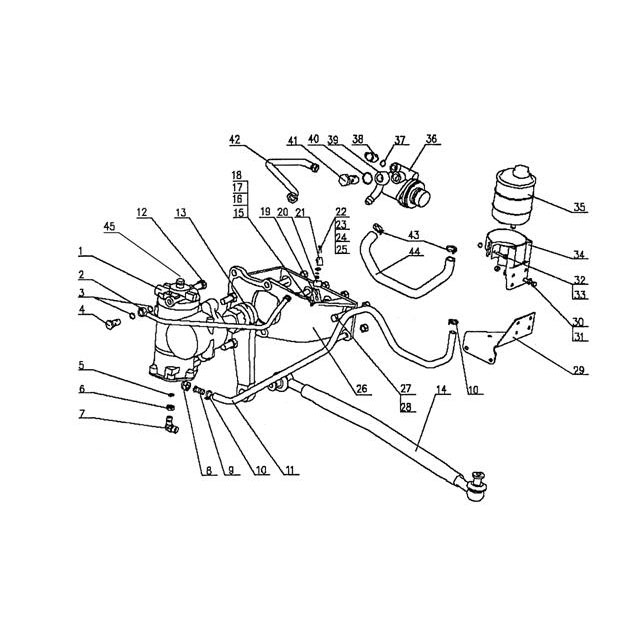 sistema dedreecção6×4Hydraulic