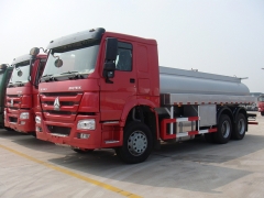 中国重汽豪沃6x4油罐车、18M3油罐车、油品柴油运输油罐车