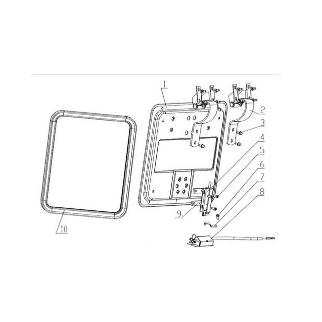 TOOL BOX FOR HIGH-ROOF CAB